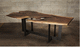 mesa de design original / em aço / com base metálica