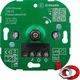 interruptor dimmer com botão de pressão / rotativo / eletrônico / de embutir