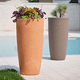 vaso de jardim em terracota / redondo / da linha residencial