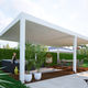 pérgola em alumínio / bioclimática / retrátil / da linha comercial