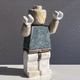 escultura em mármore / em mármore Carrara / para ambiente externo / feita à mão