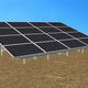 sistema de montagem no solo / para sistema autônomo / solar / para aplicações fotovoltaicas