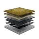 telhado verde extensivo / para telhado plano / para terraço de cobertura / à prova de água