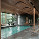 forro metálico / em nuvens / para piscina / para ambiente interno