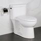 vaso sanitário inteligente / de piso / em cerâmica / alongado