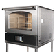 forno de pizza profissional / elétrico / de instalação livre / com 3 câmaras