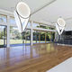 luminária técnica pendente / de LED / geométrica / IP20