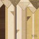 papel de parede contemporâneo / em fibra de vidro / vinílico / padrão Art déco