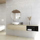 placas de revestimento em grés porcelanato / estruturada / 3D / para ambiente interno
