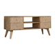 rack de TV de design escandinavo / com gavetas / com prateleiras / em madeira maciça