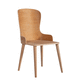 cadeira contemporânea / para ambiente interno / em compensado / com base em madeira
