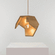luminária de reutilização criativa (upcycling) / pendente / em algodão / em madeira
