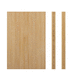 painel decorativo em madeira / para ambiente interno / liso / efeito de madeira