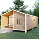 casa pré-fabricada / tipo bangalô / ecológica / contemporânea