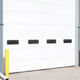 porta industrial seccionada / em aço galvanizado / isolante / automática