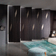 divisória de correr / em madeira / da linha comercial / da linha residencial