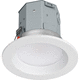 downlight de embutir / para lâmpada incandescente / flexível / branco