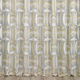 tecido para cortinas / com padrão geométrico / em poliéster / em viscose