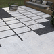 lajota em grés porcelanato / para ambiente externo / para entrada / para beira de piscina