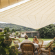 toldo-vela resistente a UV / sob medida / resistente ao vento / impermeável