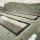 fundo de piscina em vidro acrílico / transparente / de durabilidade