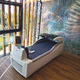 cama de massagem com jatos de água programável / com jato de água / aquecedora / para spa