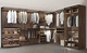closet de canto / contemporâneo / em madeira / em vidro