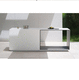 cozinha para ambiente externo / contemporânea / em alumínio / em porcelana