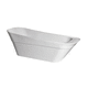 banheira assimétrica / freestanding / para residência / em acrílico