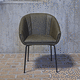 cadeira contemporânea / para ambiente interno / em tecido / em couro