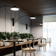 arandela contemporânea / para ambiente interno / metálica / em polipropileno