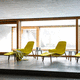 chaise longue contemporânea / em tecido / de Patrick Norguet