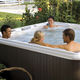 spa de embutir / acima do piso / quadrado / de 6 lugares