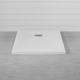 piso de box retangular / elevado / em cerâmica / em Pietraluce®