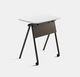 mesa para treinamento contemporânea / em MDF / em laminado melamínico / em HPL