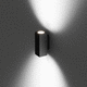 spot de parede / de LED / retangular / IP65