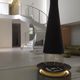 escada em caracol / com degraus em mármore / com estrutura em concreto / da linha residencial