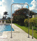 chuveiro de jardim para piscina / em aço inoxidável