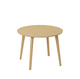 mesa contemporânea / em madeira / em laminado / com base em madeira maciça