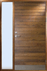 porta para ambiente externo / em teca / em vidro / de abrir