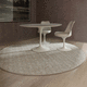 tapete contemporâneo / listrado / de sisal / retangular