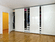 guarda-roupa contemporâneo / em vidro / em vidro laqueado / com portas de correr