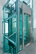 elevador elétrico / residencial / para edifício alto / sem casa de máquinas