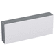 convector elétrico / contemporâneo / em aço inoxidável / branco