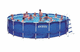 piscina tubular / para ambiente externo / elevada / em poliéster
