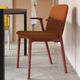 cadeira de restaurante de design escandinavo / para ambiente interno / em tecido / em tecido resistente à água
