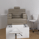 cadeira spa pedicure em couro / em couro sintético / com apoio para pés / com encosto para cabeça