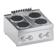 cooktop elétrico / profissional / 4 bocas / de bancada