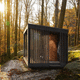 sauna finlandesa / de infravermelho / da linha comercial / em madeira