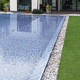 mosaico para piscina / de parede / de piso / em vidro